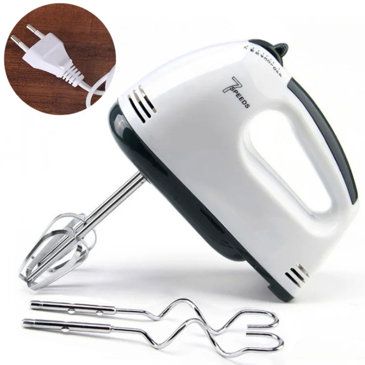 2021 Household Hand-Held Whisk Egg White Cream Automatic Mixer Small Baking 150W Electric stainless steel egg beater
