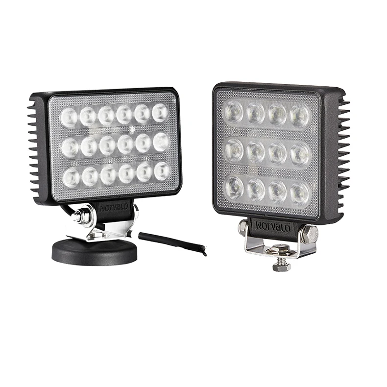 Factory wholesale 36W Square LED Work Light led 12V 24V Flood lamp For Offroad Truck Tractor forklift working light