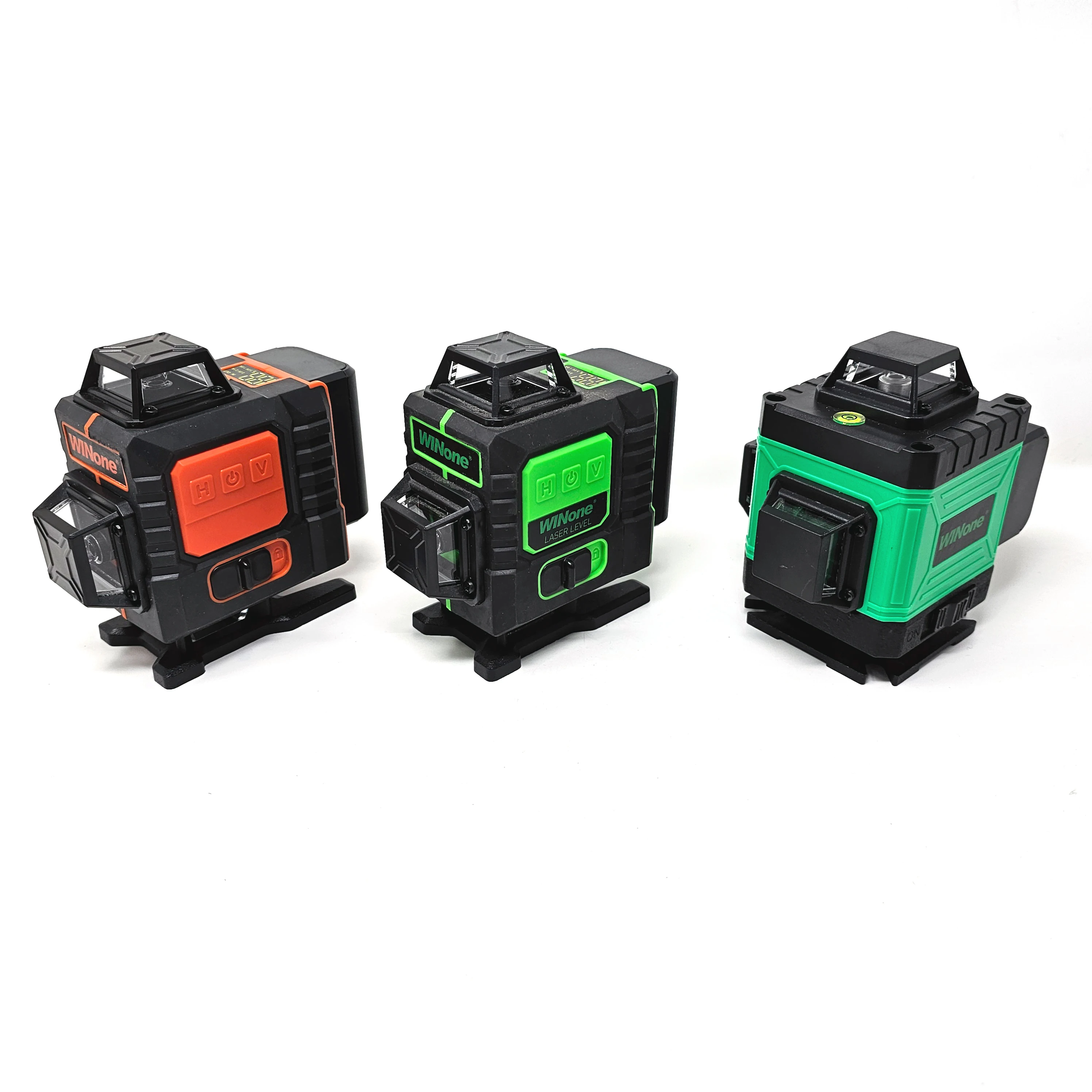 WINONE spirit уровень 12 В 2x360 зеленая линия Лазерная 3D точность для внутренней отделки дверей и окон установка