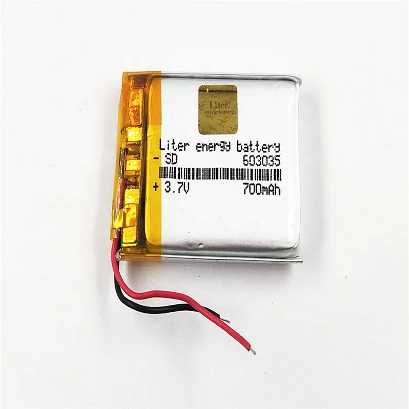 lipo battery 603035 063035 700mah 3.7V rechargeable li-polymer battery for beauty devices