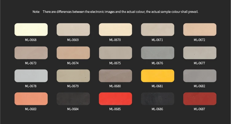 Wanlei открытые бетона внешний вид штукатурки стен дизайн