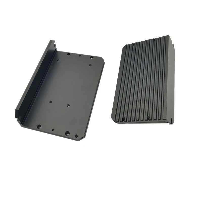 OEM Alloy Material Custom Length Heat Dissipation Box Anodized Aluminum Extrusion Enclosure PCB Housing Process Service