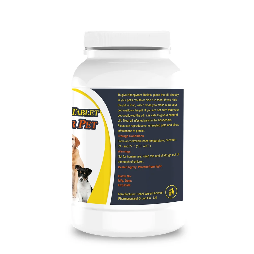 
Spinosad+Milbemycin Oxime tablet for dog and cat, Flea killer tablet for pets 