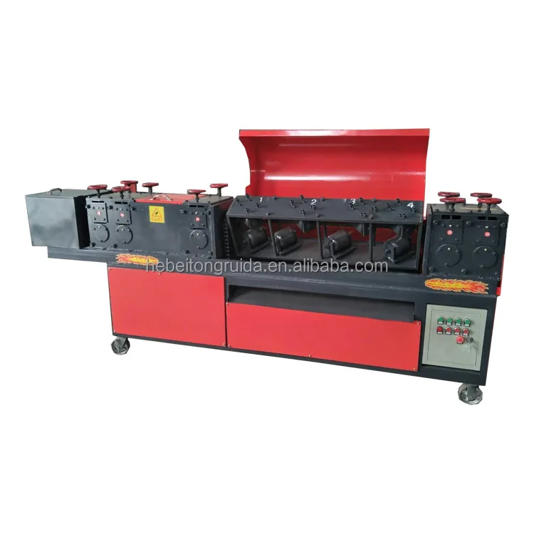 Multifunctional round pipe. Steel tube bending and straightening machine