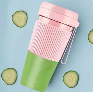 High speed 6 blade Rechargeable Electric Mini Fruit Blender Usb Portable Juicer Cup shake cup