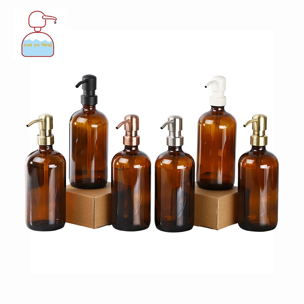 Custom 28mm stainless steel shampoo & lotion  soap dispenser bottle pump head