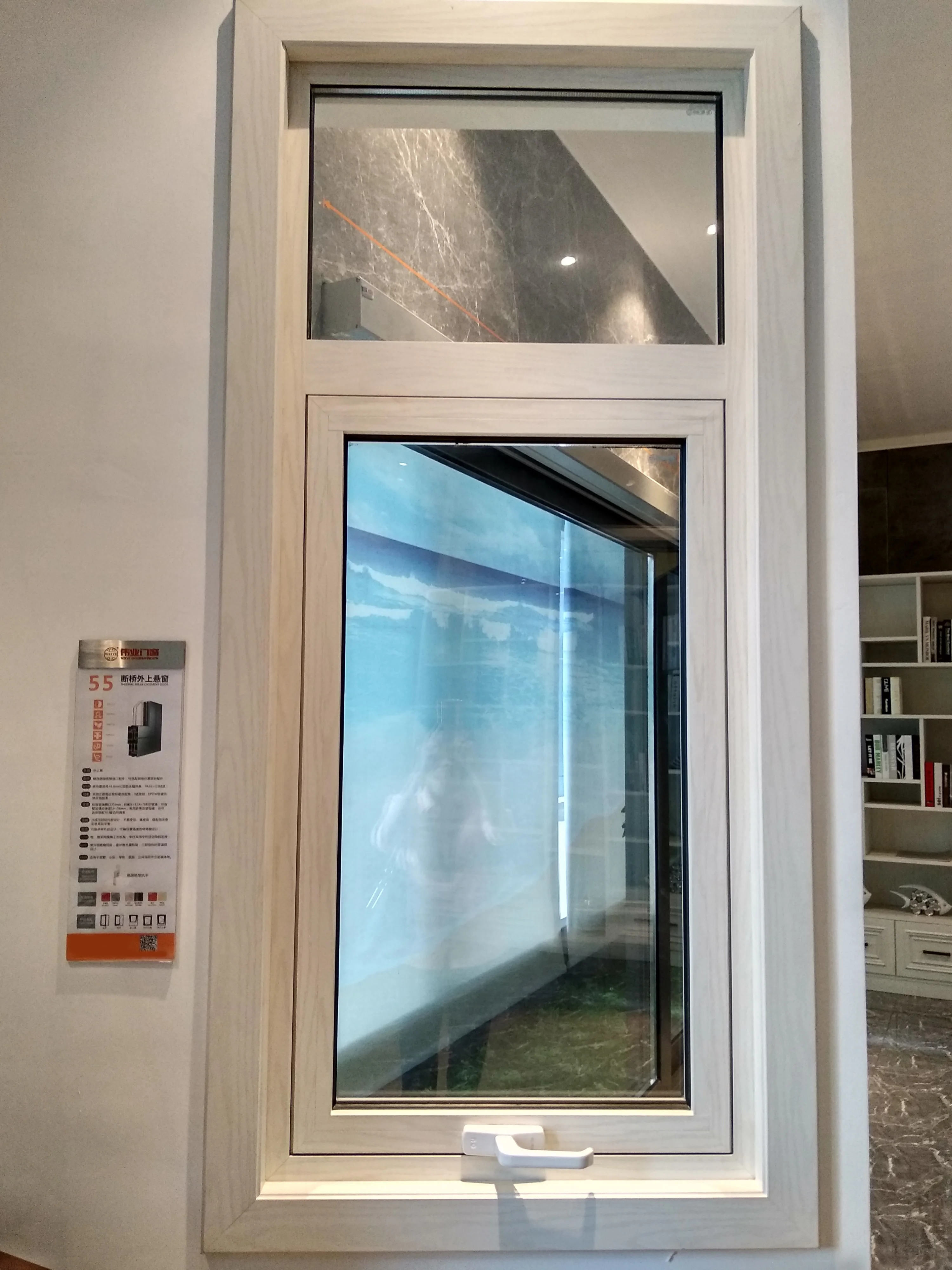 European standard thermal break double glazed aluminium casement window thermal break window aluminum profiles