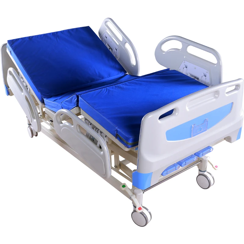 Best selling multi function medical home care 3 crank manual hospital bed
