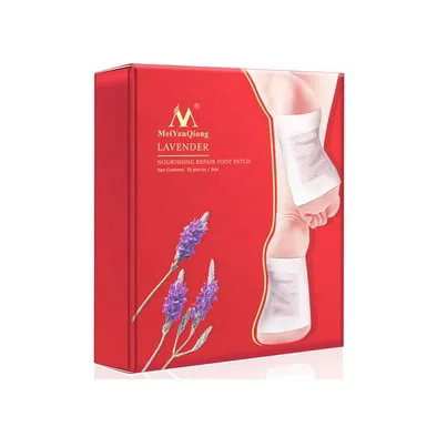 MEIYANQIONG Natural Herbal Remove moisture detoxification Lavender sleep massage Detox Repair Foot Patch Pads