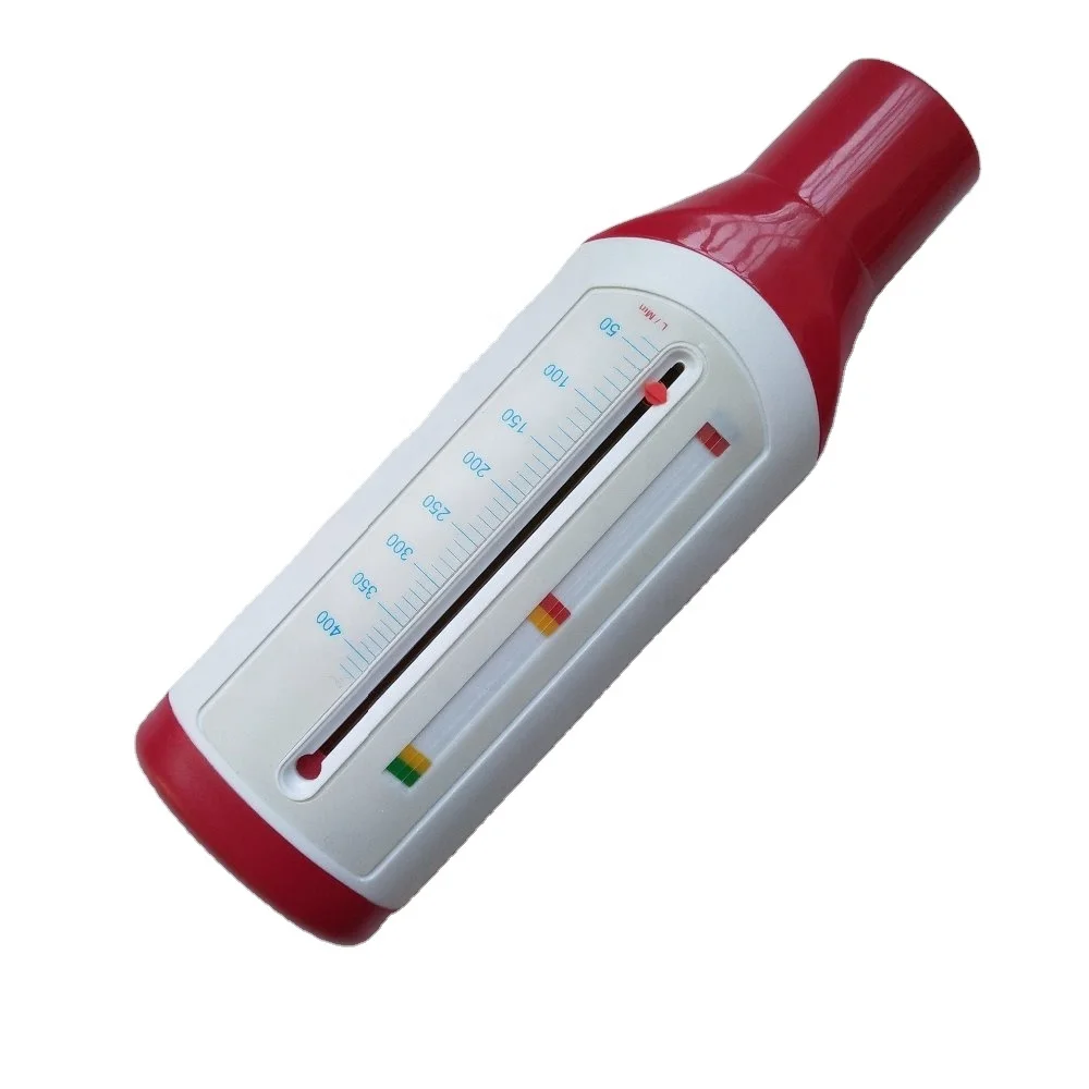 China other consumables medical supplies Peak Flow Meter 400L/min for child user red color