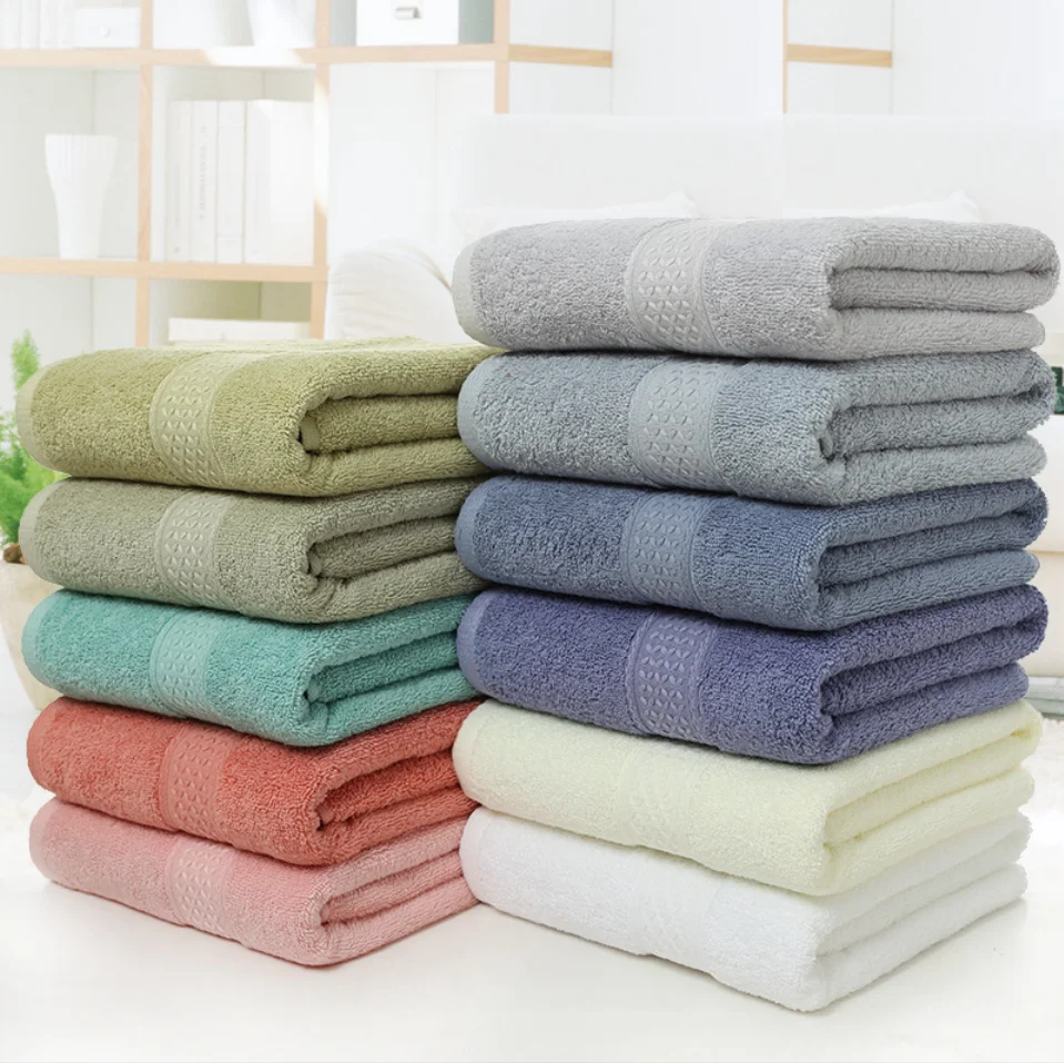 Высококачественные банные полотенца для лица 100% хлопок Легкая сушка отелей спа-салонов