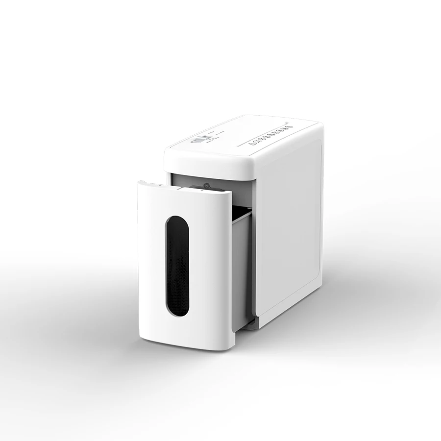 6Sheet Cross-Cut Paper Shredder P-4 9.1L Paper Cutting Machine High-Security for Home Office Use