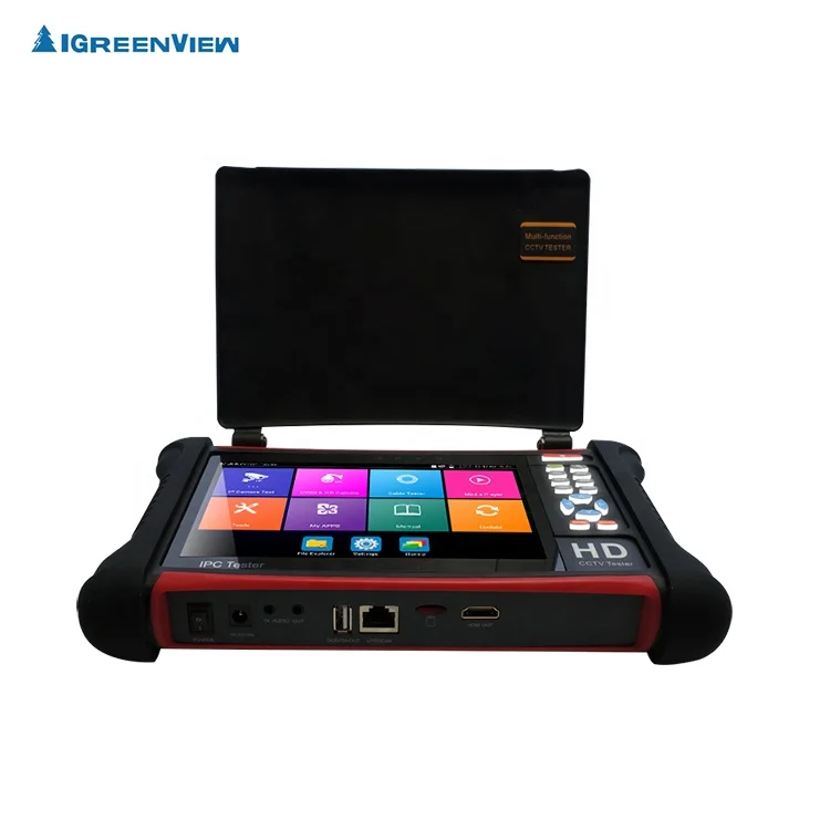 48 в Poe мощность выход 6 1 Многофункциональный 7 дюймов сенсорный экран cctv тестер с Wi Fi