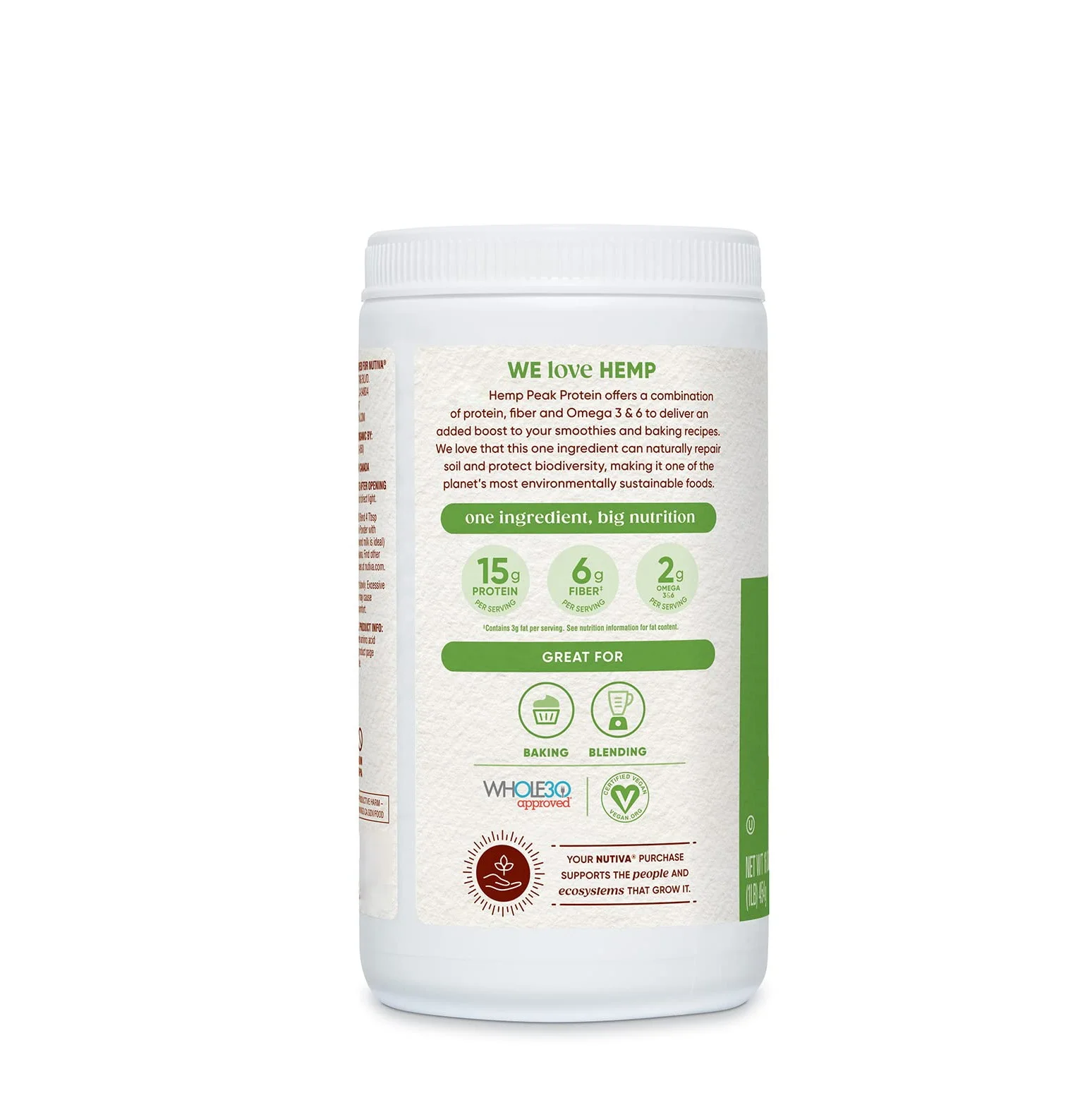 OEM/ODM Organic Cold-Pressed Raw Hemp Seed Protein Powder  Peak Protein Plant Protein with Essential Amino Acids