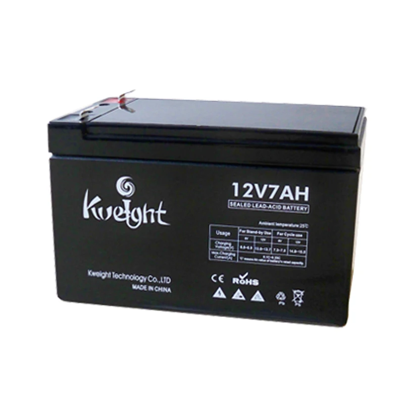 Cheap factory price free maintenance vrla battery 12v7ah with long span life sealed lead acid 12volt battery