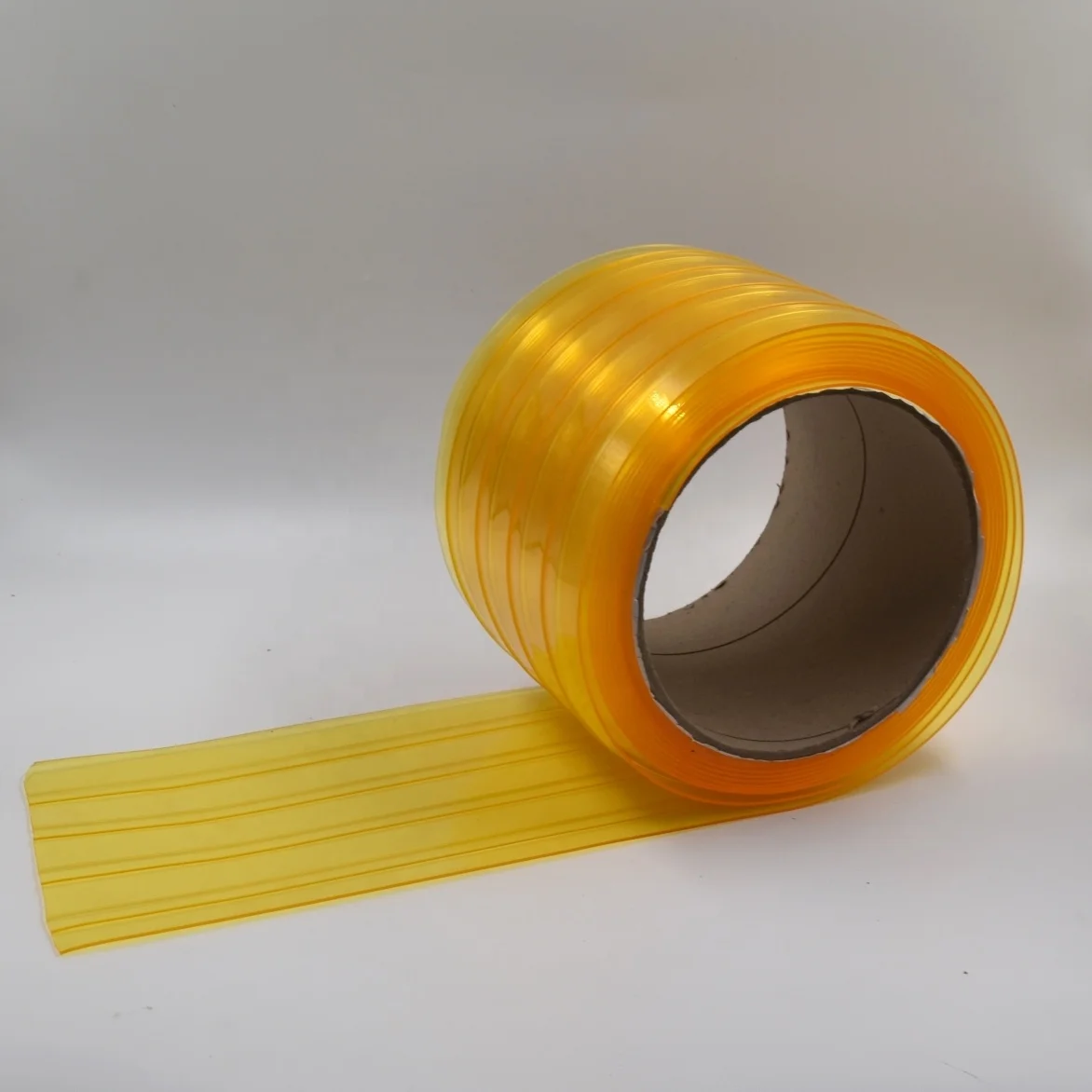 china manufacture orange yellow color antiinsect pvc soft strip door curtains