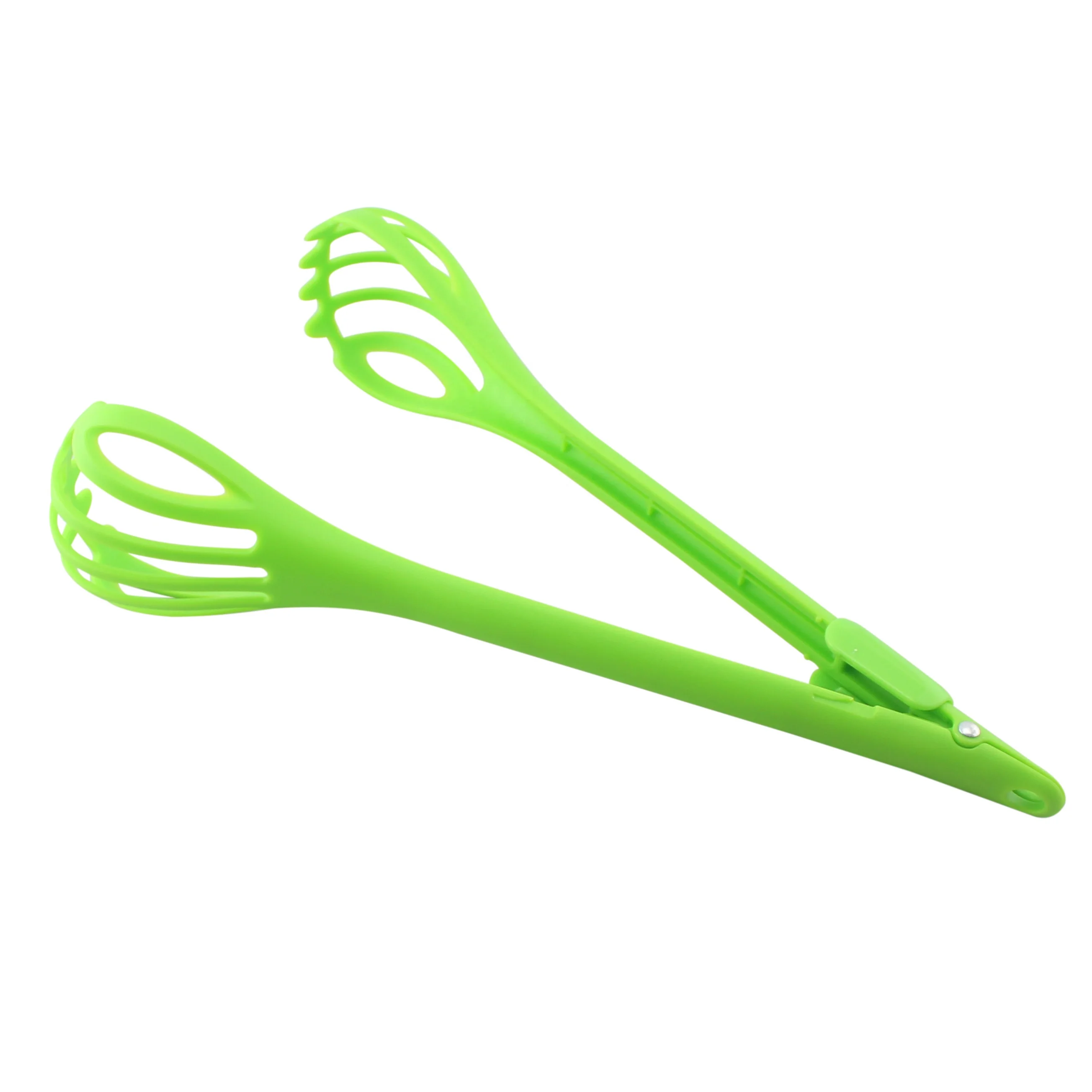 
multi function kitchen gadgets pp egg whisk with salad tongs 