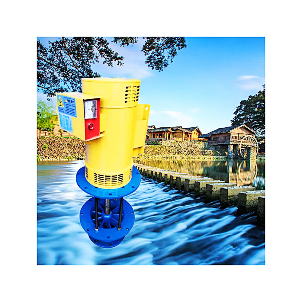 ELEGE 15kw Vertical open channel axial flow type low speed micro hydro turbine manufacture micro hydro turbines for power plant