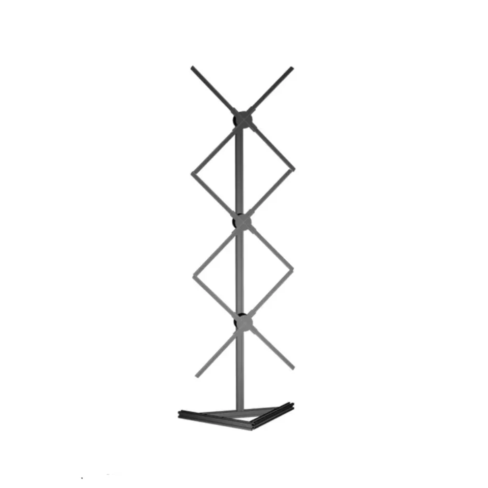 3d hologram projector fan wall 65cm splicing 3 Piece 3D hologram fan HD 3d projector wall hologram fan