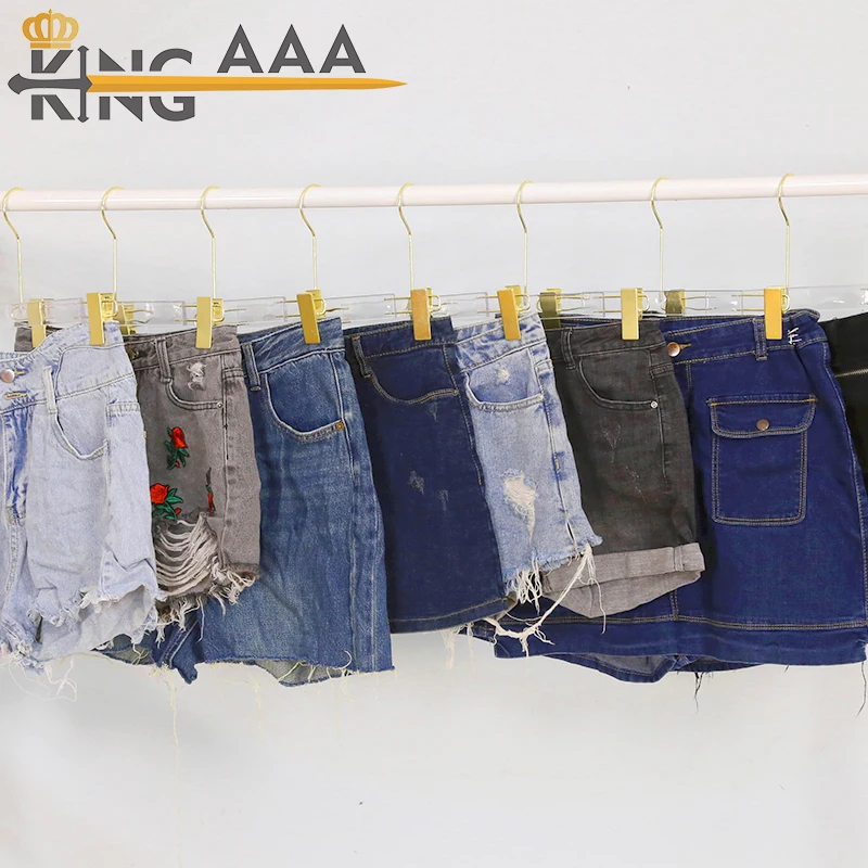 Millions used clothes wholesale price ladies pant stock product second hand shorts