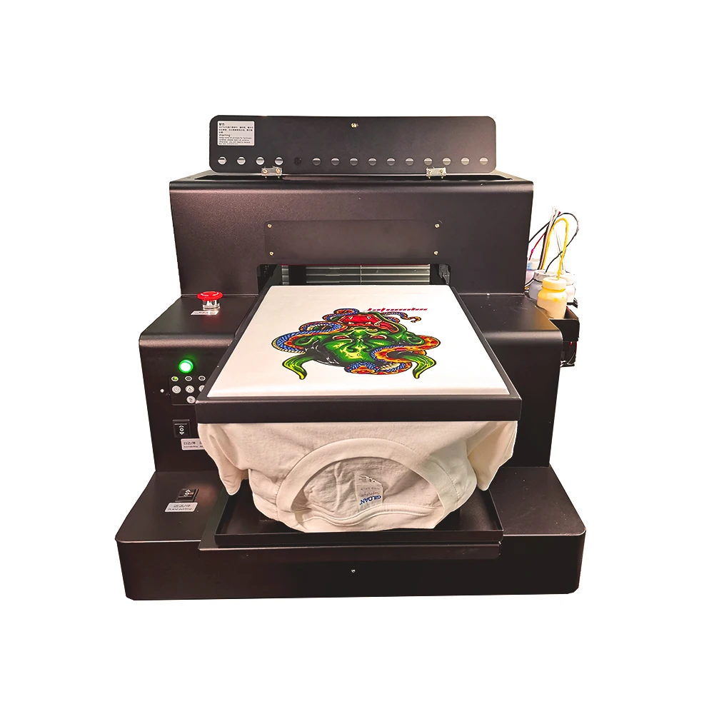 Newest A4 A3 DX5 DTG printer digital textile printer polyester wool cotton t-shirt printing machine DTG Printer for tshirt