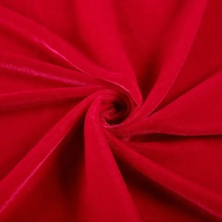 High quality wholesale 100% poly velboa super soft woven superior quality micro korea velvet 5000 clothes fabric for abaya dress