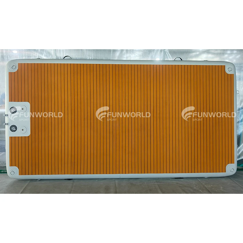 Modular Floating Pontoon Inflatable Dock Platform DWF Fishing Float Floating Mat For The Sea