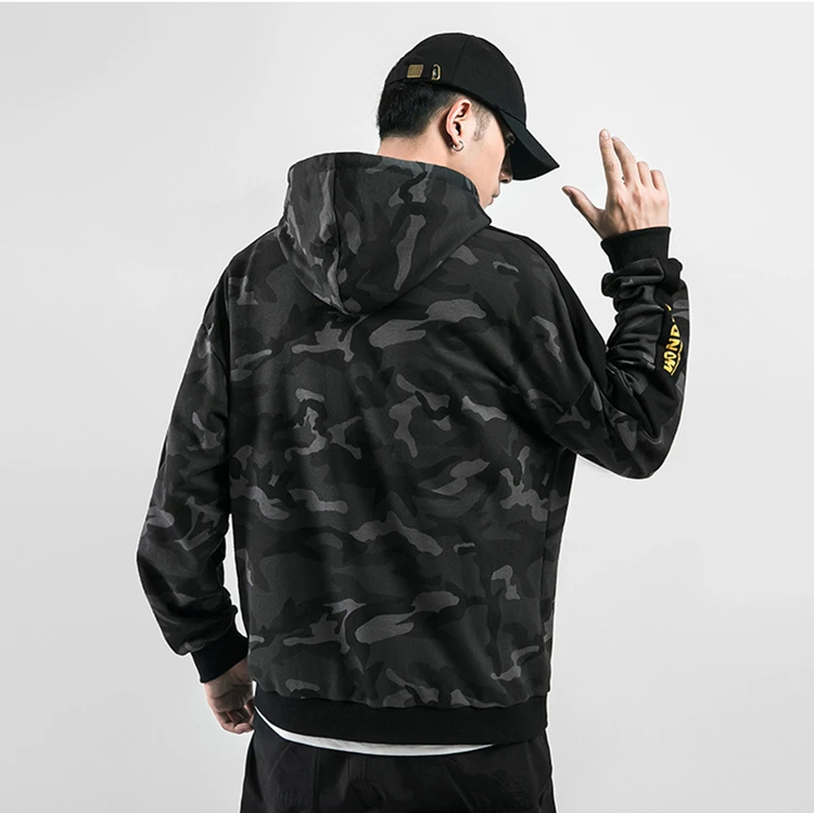 2024  High quality custom plain fitted camouflage hoodies men sports hoddies for menHoodies can be customized