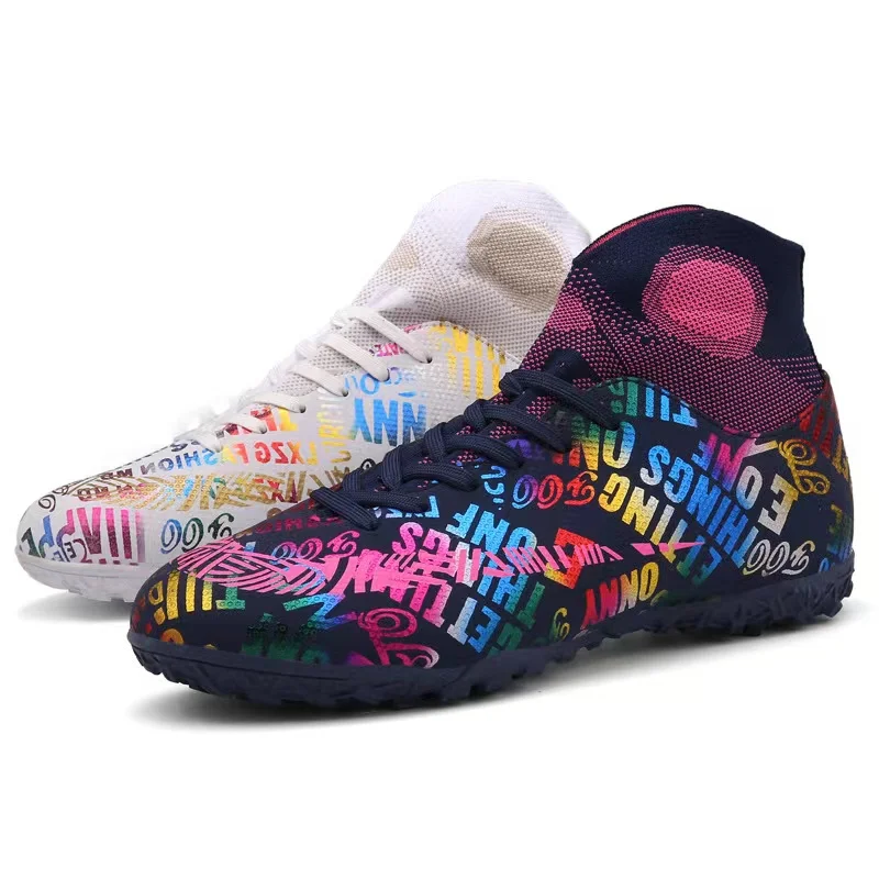 Factory Wholesale Football Cleats,Customize Luxury Man Mesh Sport Soccer Boots Shoes