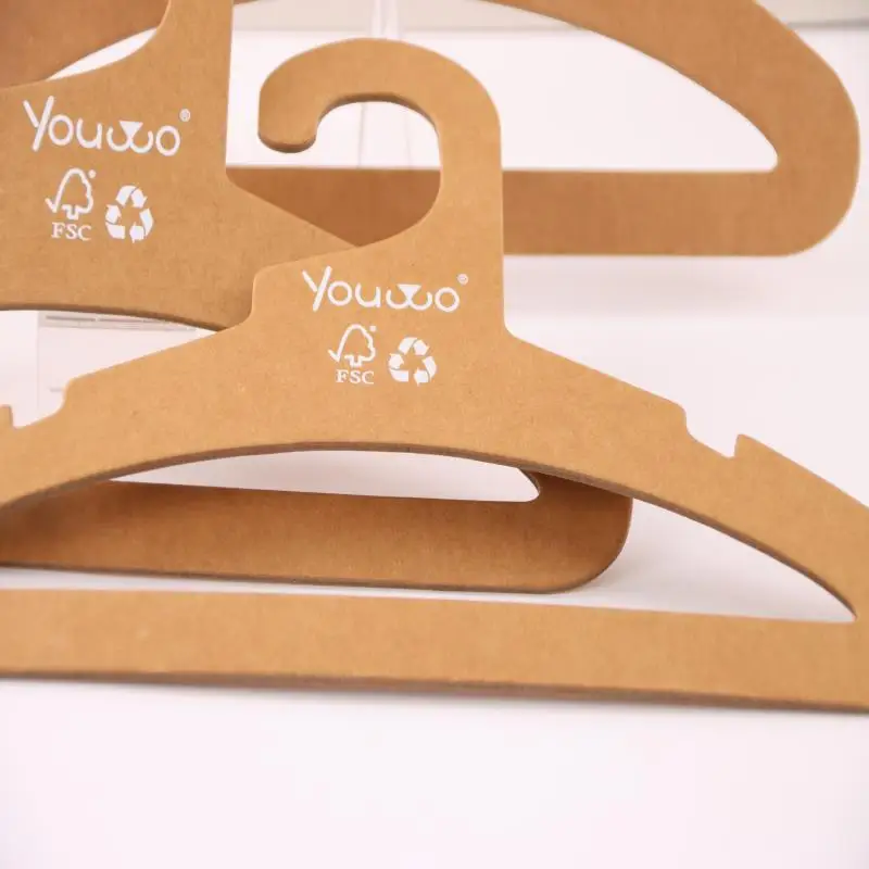 Adult Eco Recyclable Paper Hangers Clothes Coat Shirt Cardboard Hangers