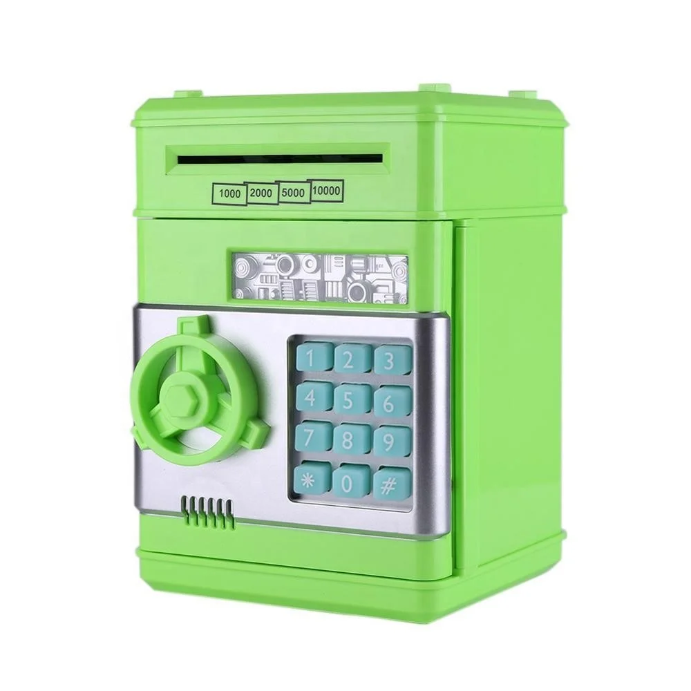 China Product Wholesale 881506 Plastic Code Case Money Box Piggy Bank ATM Saving Pot Bank Toy For Children