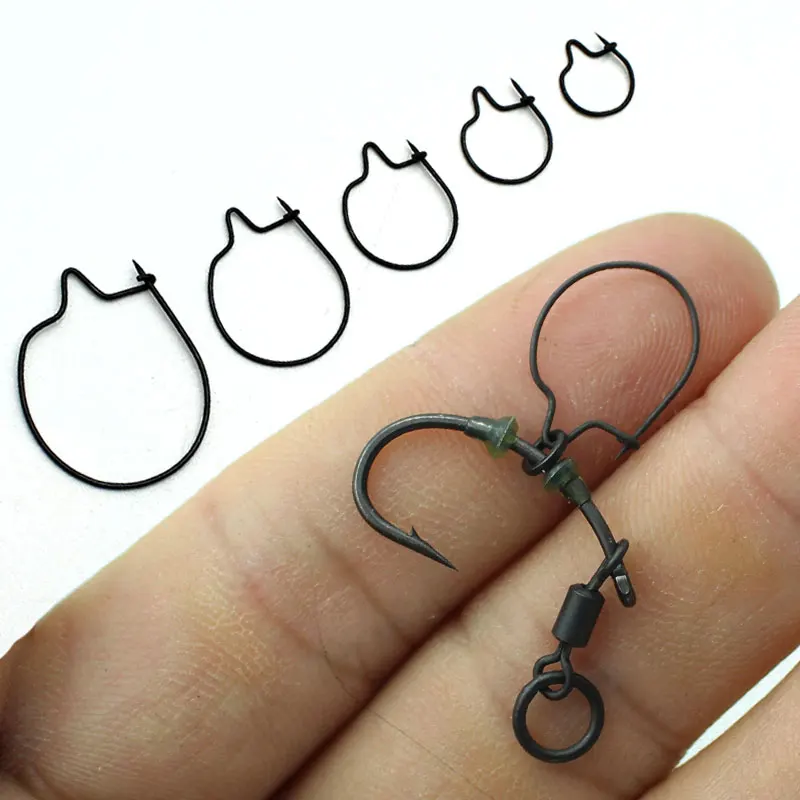 Carp Fishing Hook Bait Sting Boilie Pin Spike Live Bait Lure Hooks Worm Hook Maggot Clip for Hair Rig Ronnie Rig Carp Rig