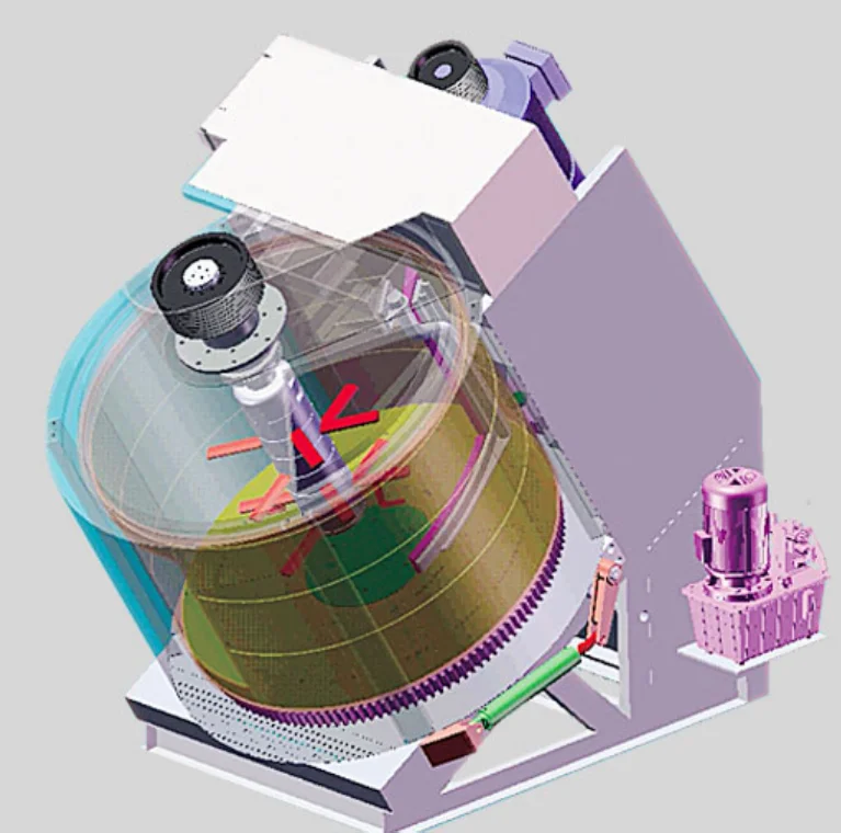 Factory price Tilting intensive mixers, Metal Powder Mixing Machine