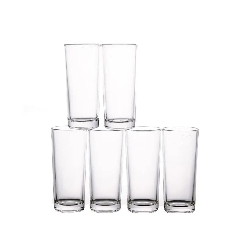 KDG Brand Modern Reusable Empty 300ml Highball Glass Cups Custom Print Milk Water Glass on Sale