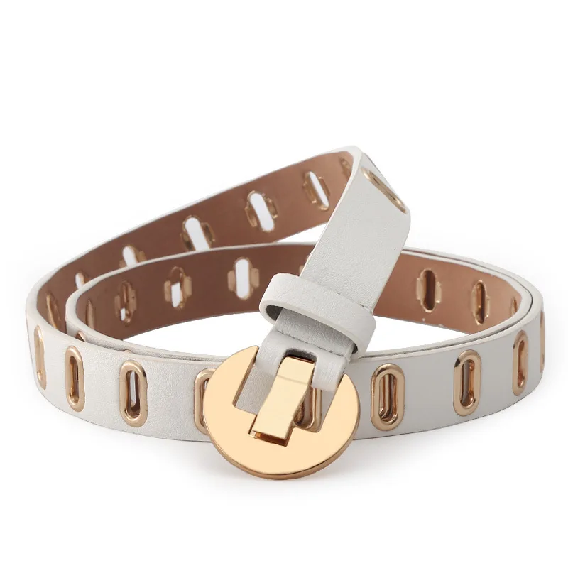 Fashion Wholesales Ladies Pu Belt For Women Buckle Adjustable Belt