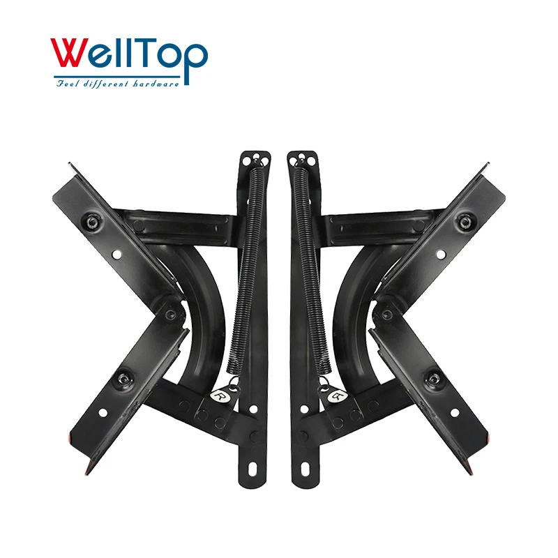 Furniture Hardware Sofa Connector Sofa Bed Mechanism Triple Click Sofa Hinge Adjustable Spring Hinge for DIY Sleeper Couches