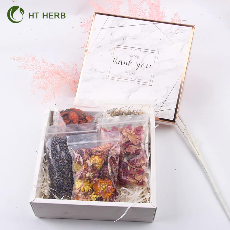 DIY Dry Flower Soap Candle Decoration Packing Bags Preserved Dried Flowers Herbs for resin