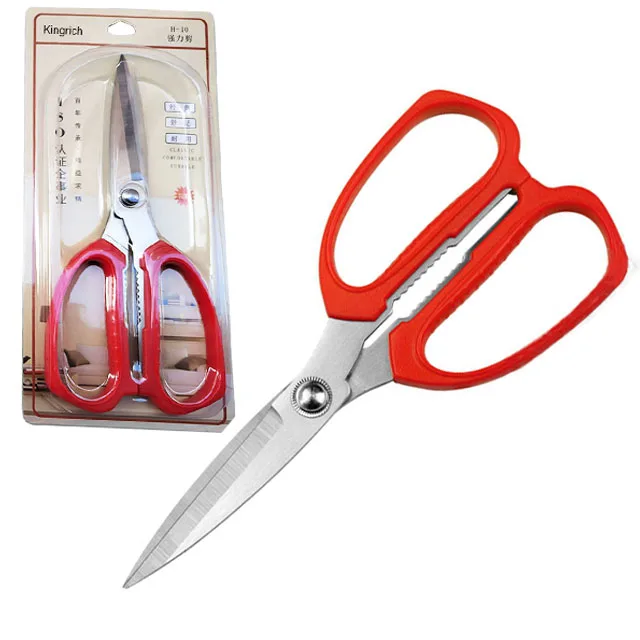 Multifunction kitchen scissor heavy duty stainless steel H-10 kitchen scissor hot sell in Vietnam