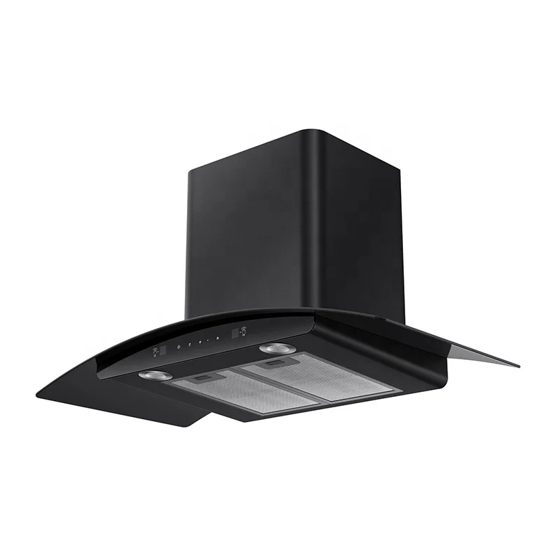 Hotel Cooker Hood Wall Exhaust Fan Stainless Steel Range Hood Kitchen Smoke Absorbing Chimney Hood