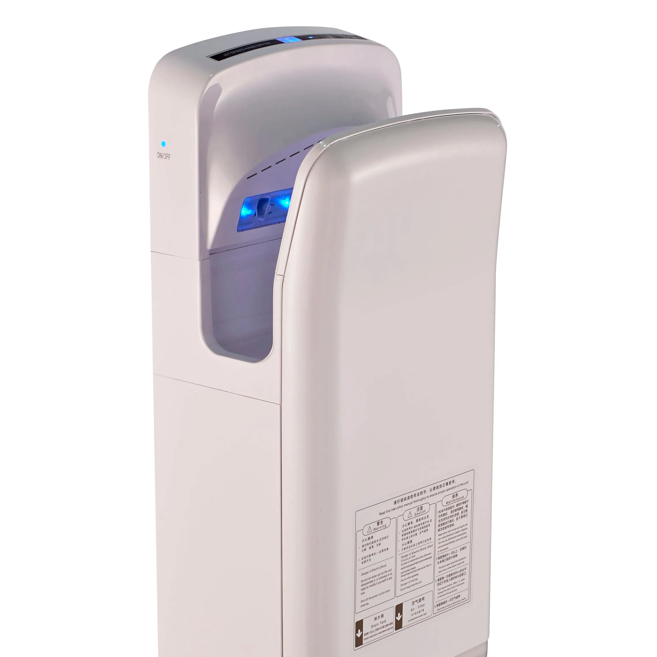 New compact model high speed ABS automatic jet hand dryer cheap