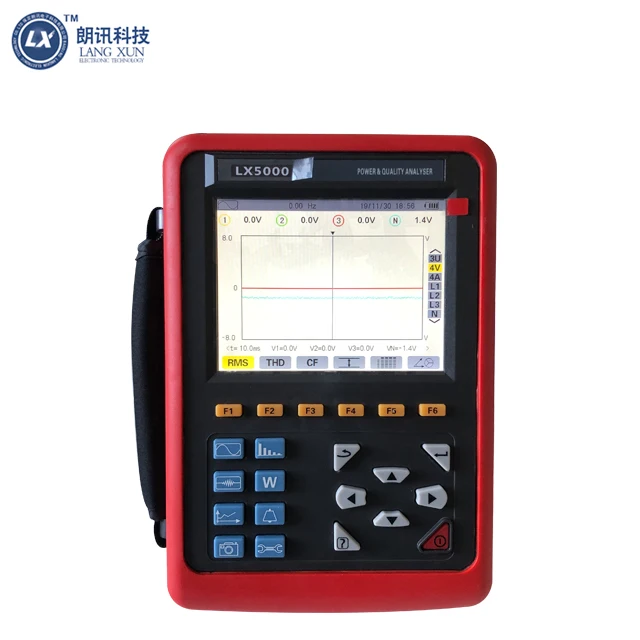 Low Cost Digital Portable 3 Phase Harmonic Power Quality Analyzer