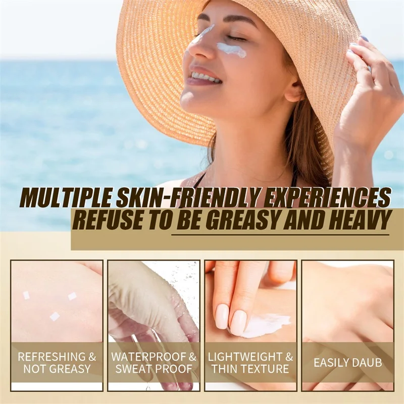 Оптовая продажа oem Мгновенное Отбеливание spf 50 рисовый пробиотический солнцезащитный крем Органический для лица УФ защиты от солнца