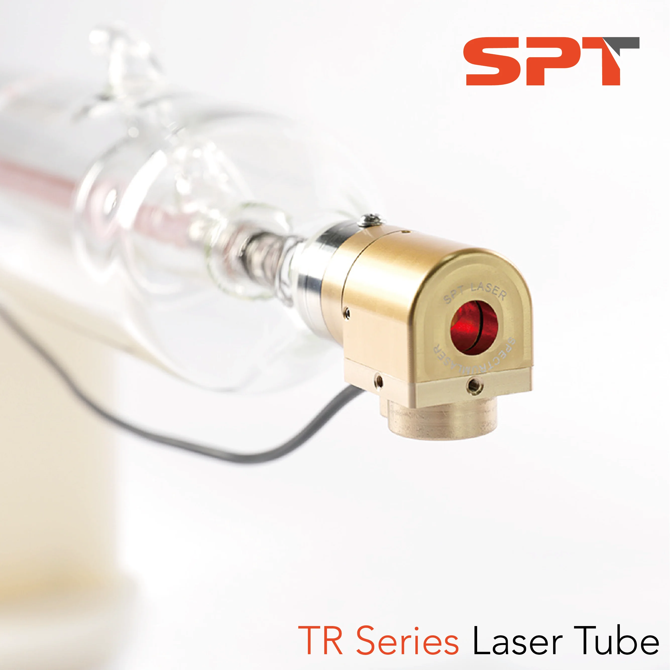 Laser Cutting Machine Spare Parts Co2 Laser Tube 150 Watt With Red Light Module