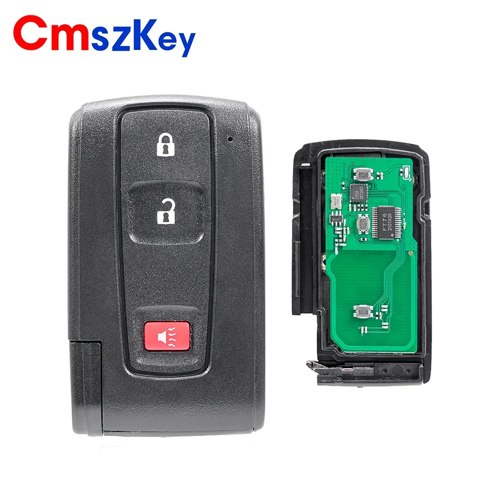 For 2004 2005 2006 2007 2008 2009 Toyota Prius 3 BTN Smart Remote Key Fob 312Mhz MOZB31EG 60 Chip