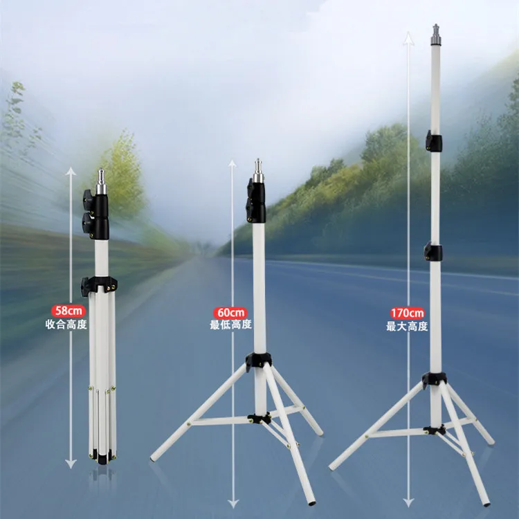 Manufacturer 1.7 meter white portable self live  Photography camera tripod stand