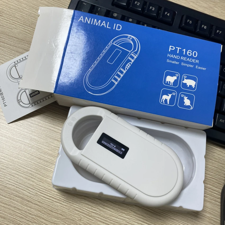 Chafon Pet Microchip Scanner Animal RFID Tag Reader module For Dog Pig Ear rfid 134.2khz reader for animal management