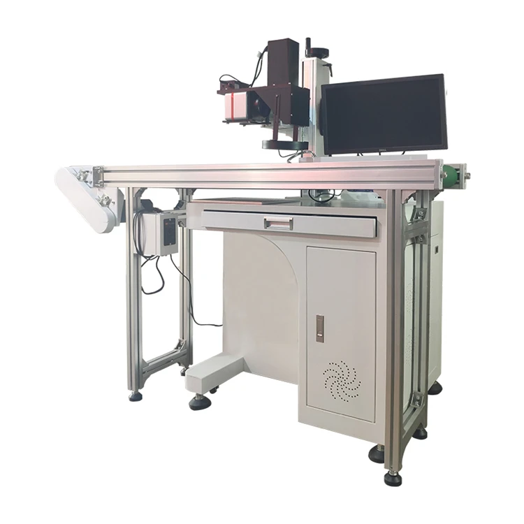 High Quality Good Price And Metal Semi Enclosed Fiber 50w Electronic Components Laser Marking Machine