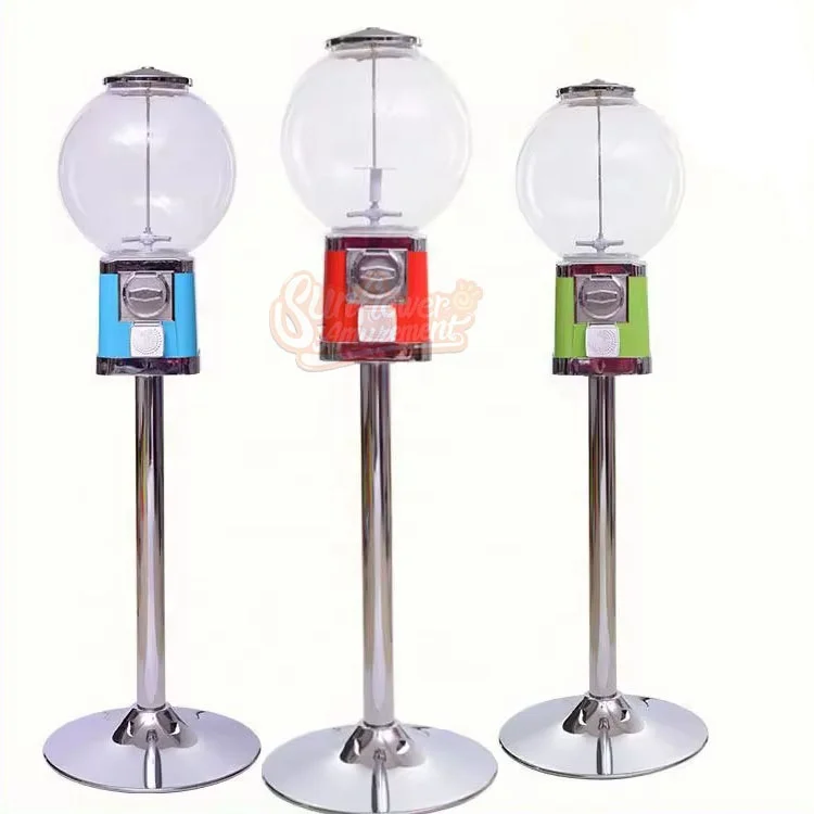 Factory Cheap Price Bouncing Ball Vending Machine Capsule Toy Gumball Machine Automatic Candy Vending Machine with Stand