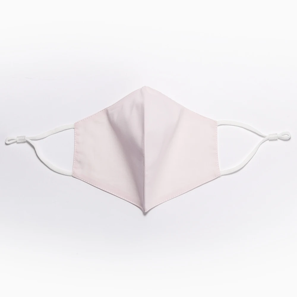 
Hot Sales Reusable 2 Layers With Filter Pocket Summer Plain Light Pink Face Cover For Woman 