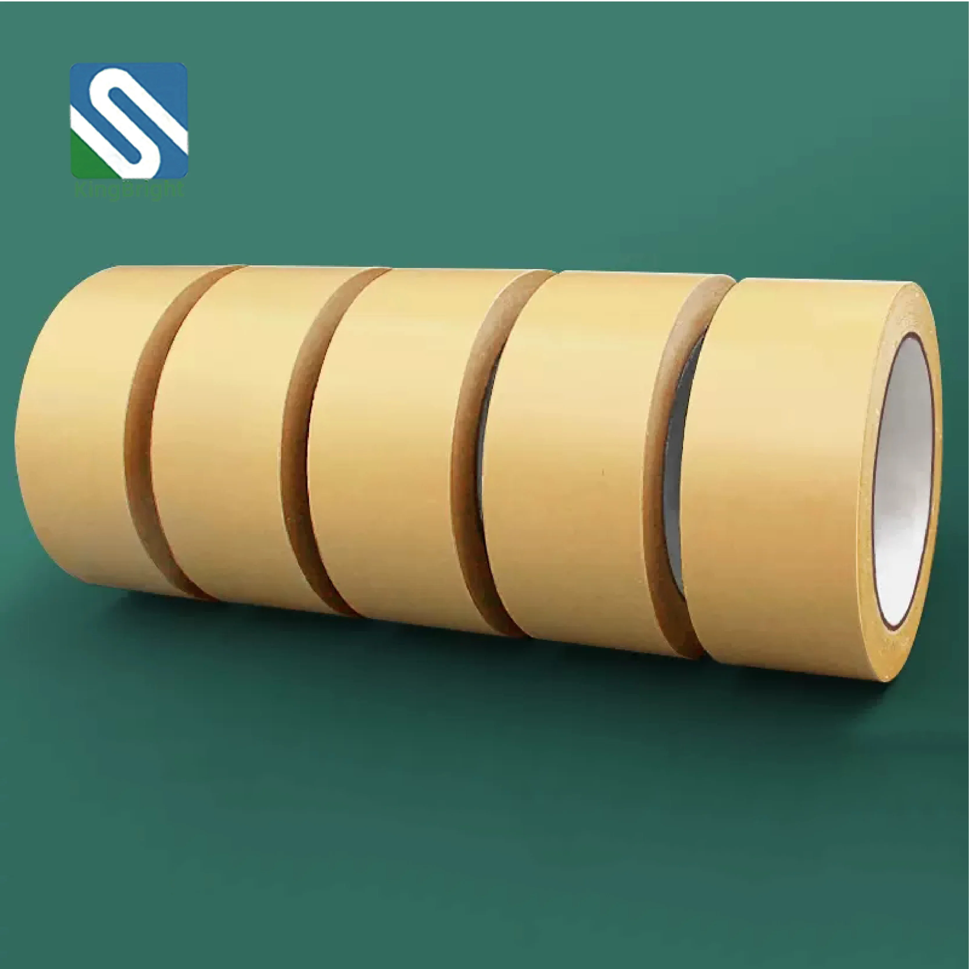 Writable kraft paper tape water-free self-adhesive hand-tearing masking packaging sealing box high temperature resistance